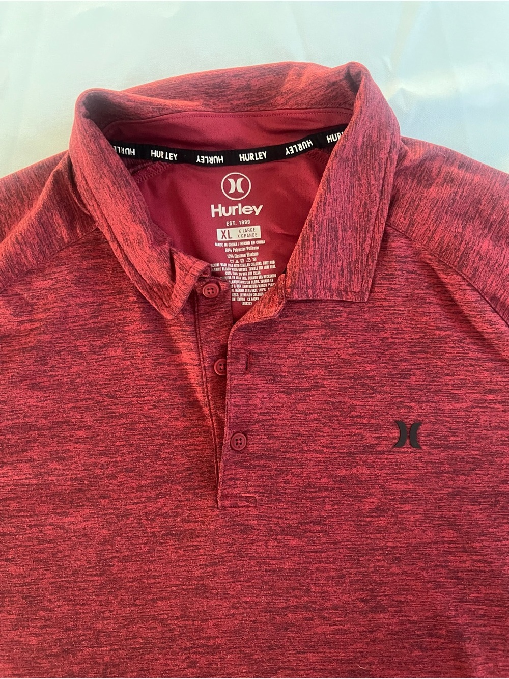 Hurley Men’s Red Polo